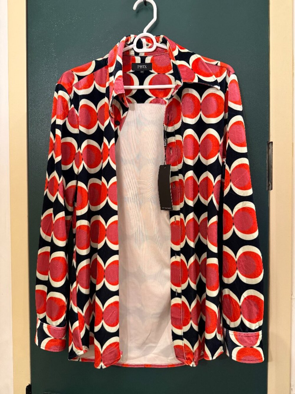 Geometric Dress Shirt New